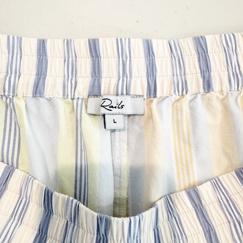Rails Striped Poplin Multicolor Elastic Waist‎ Bo… - image 6